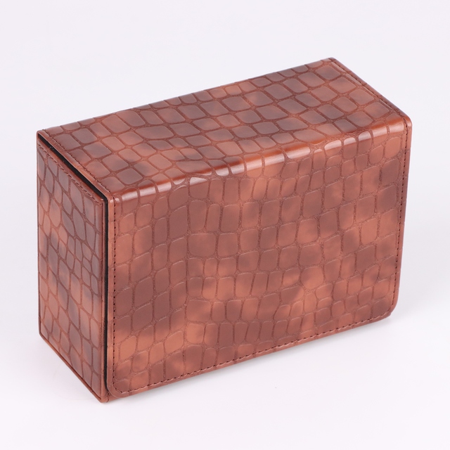 Custom PU Leather Storage Holder for OEM for  ODM Card Games Trading Deck Box Case