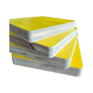 Panneaux <span class=keywords><strong>de</strong></span> contreplaqué <span class=keywords><strong>de</strong></span> coffrage en placage <span class=keywords><strong>de</strong></span> pin jaune au design moderne, <span class=keywords><strong>27</strong></span> <span class=keywords><strong>mm</strong></span>, WBP E1, résistants à l'humidité pour usage extérieur, finition chêne blanc - Product Image 6