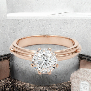 Bague de fiançailles vintage en moissanite taille ovale, argent 925 plaqué argent, solitaire à 4 griffes, bijoux fins TISHYA JEWELLERS - Product Image 3