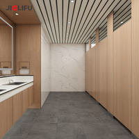 Jialifu - Sistema de Mamparas para Baños Públicos, Diseño Moderno, Tablero Fenólico, Lámina HPL Impermeable, para Hoteles