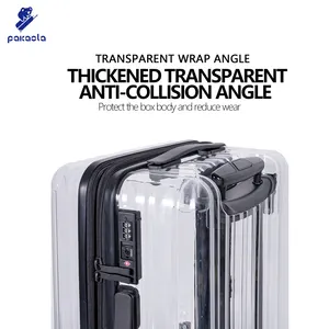 100 % Polycarbonat durchsichtiges Gepäck 19 Zoll Reisetasche