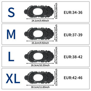 ที่ครอบรองเท้ากันลื่น 30 ฟัน ทำจากยางซิลิโคน ป้องกันการลื่นบนหิมะและน้ำแข็ง เหมาะสำหรับการปีนเขาและเดินป่าในฤดูหนาว - Product Image 2