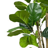 Fournisseur de plantes artificielles de haute qualité, plantes artificielles en plastique, plantes artificielles en forme de violon, verdure artificielle pour la décoration de la maison et du jardin