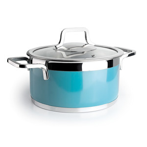 Casseruola Ocean Buffet da 3 litri con coperchio in acciaio inossidabile e manici per cucinare - Product Image 1