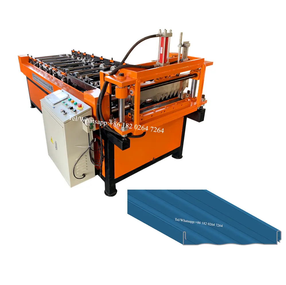 Portable Snap Self Lock Roofing Panel Roll Forming Machine For The USA