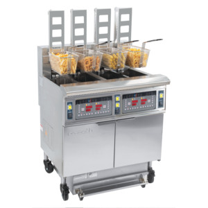 Friteuse électrique 17+17kW avec levage et filtration automatiques 4 x 12 litres - Product Image 1