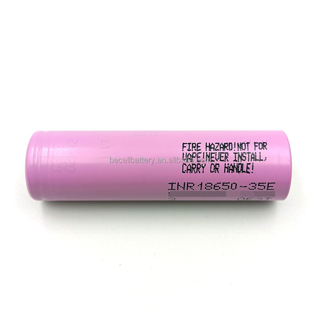Samsung 100% Original Inr 18650 35E 3.6V 3500mah 10A Rechargeable Battery Electric Bicycle Electric Scooters Battery