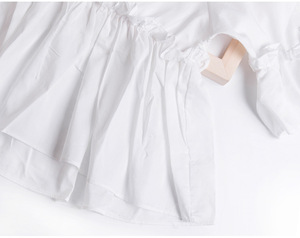 Nueva Moda: Blusas con Mangas con Volantes de Diseño Occidental para Niñas en el Mercado Chino - Product Image 2