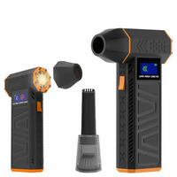 Ventilateur portable mini turbo sans fil, batterie 4000 mAh, souffleur d'air comprimé industriel, moteur sans balais 100 000 tr/min, 250 mph