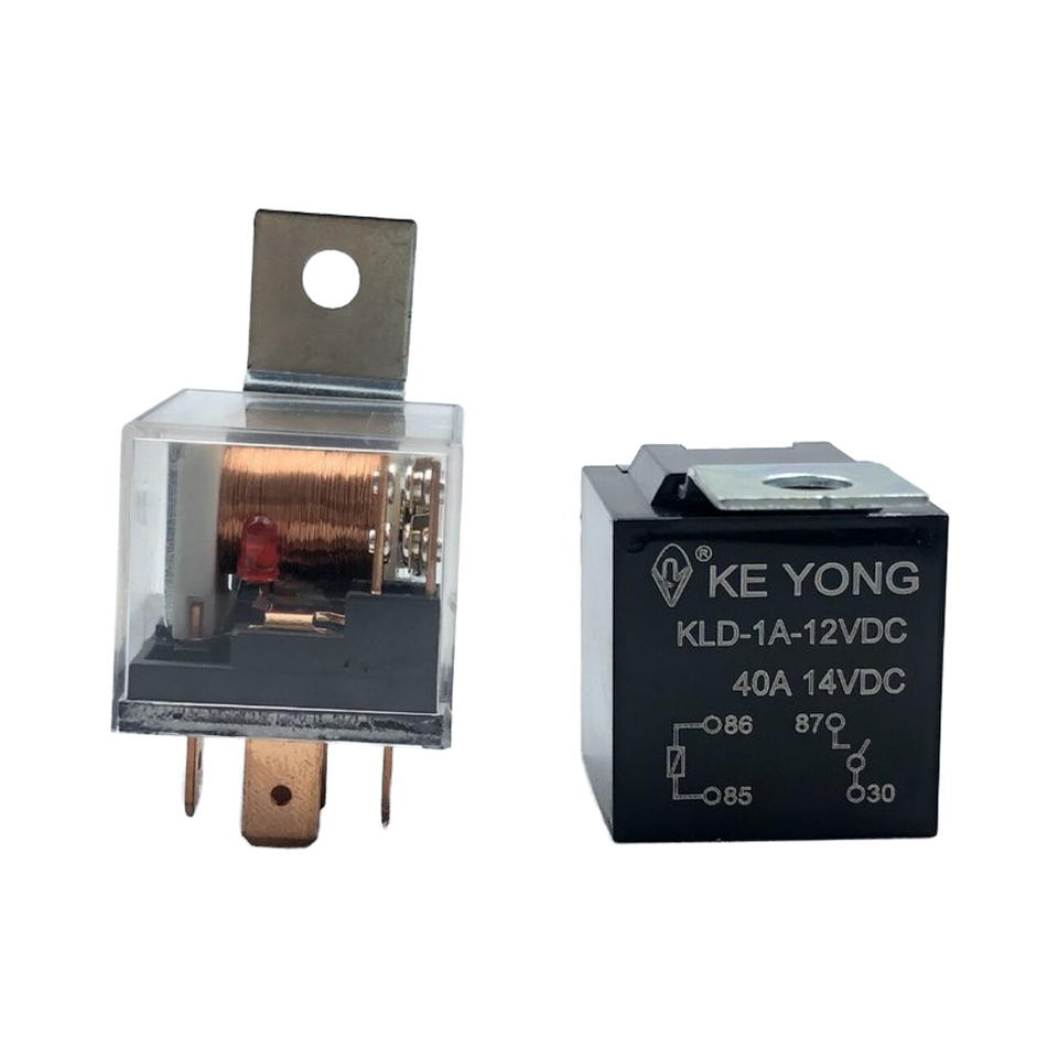 KEYONG KLD-1/2C(V4) 24V Automotive PCB Relay Miniature Size Sealed Protection 1/2A 1/2B 1/2C 1/2D