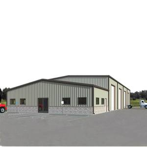 Conception moderne PEB Entrepôt industriel préfabriqué <span class=keywords><strong>en</strong></span> métal Garage Hangar Salle de sport Kits de construction de structure <span class=keywords><strong>en</strong></span> acier pour voitures d'extérieur - Product Image 6