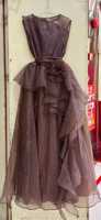 Robe de Soirée Midi Femme Été Sans Manches Nouvelle Mode Appliques 3D Fleurs Volants Fête Vacances Ample 2XL Vente en Gros Usine