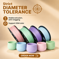 Filamen Cetak 3D Kuliwei PLA 1.75mm 0.5kg 1kg Spool, Bahan Biodegradable Tanpa Bau untuk Semua Printer 3D FDM