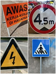 Señal <span class=keywords><strong>de</strong></span> Advertencia <span class=keywords><strong>de</strong></span> <span class=keywords><strong>Seguridad</strong></span> Vial Reflectante Triangular <span class=keywords><strong>de</strong></span> Aluminio con Patrón Personalizado, Amarilla, 1.5 mm <span class=keywords><strong>de</strong></span> Grosor, Impresión UV, Segundo Grado - Product Image 5