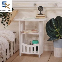Mini armoire d'angle de chevet moderne en PVC blanc Mobilier de maison simple pour chambre à coucher et salon pour hôtels