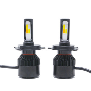 Système d'éclairage automobile LED H4 en gros, logo personnalisé, emballage OEM, 4400LM, 50 000 heures, alliage d'aluminium, quatre couleurs, pièce auto - Product Image 4