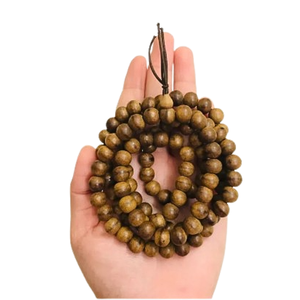 Pulsera de madera de agar Natural Premium 108 6,8mm cuentas estilo Vintage varillas de incienso personalizadas fragancias de oración madera de bambú de Vietnam - Product Image 5