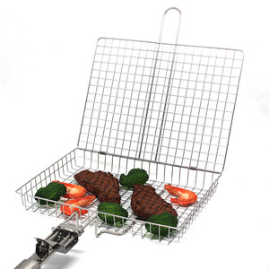 Cesta para Asar Pollo de Acero Inoxidable con Asa Desmontable, Precio de Fábrica, Buena Calidad, Resistente al Agua y al Calor - Product Image 4