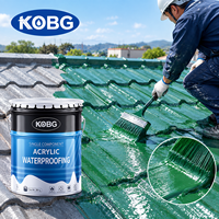 Anti-fuite pour intérieur/extérieur, mastic durable pour béton/métal, revêtement imperméable écologique pour toiture, mur, piscine