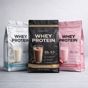 <span class=keywords><strong>Bolsa</strong></span> <span class=keywords><strong>de</strong></span> Embalaje <span class=keywords><strong>de</strong></span> Proteína <span class=keywords><strong>de</strong></span> Suero <span class=keywords><strong>de</strong></span> Leche <span class=keywords><strong>de</strong></span> 1 kg, 2 kg, 5 lb, con Fondo Plano, Cierre <span class=keywords><strong>de</strong></span> Cremallera, Personalizable con Logotipo, Resellable - Product Image 3
