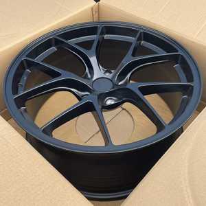 SY-3029 कस्टम 1-पीस मैट ब्लैक 5-छेद पहियों 5x112 5x114.3 5x120 5x108 bmw aueta Mazda - Product Image 4