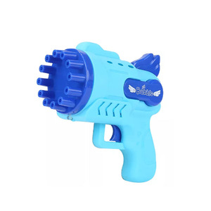 Pistola de Burbujas para Niños, Juguete para Jugar al Aire Libre, 12 Agujeros, Soplador de Burbujas Automático, Embalaje en Caja de Color, Pistola de Burbujas de Plástico Unisex - Product Image 1