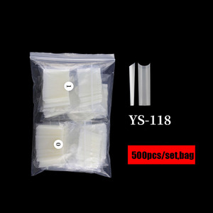 Nail Nguồn Cung Cấp Báo Chí Trên Móng Tay Abs 5.5Cm Côn Nửa Bìa Pháp Vuông Móng Tay Lời Khuyên Không Có C Đường Cong Cho 3XL Ứng Dụng Trên Ngón Tay - Product Image 3