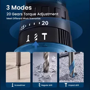 <span class=keywords><strong>Perceuse</strong></span>-<span class=keywords><strong>visseuse</strong></span> électrique <span class=keywords><strong>Bosch</strong></span> GSB 183-LI, <span class=keywords><strong>perceuse</strong></span> à percussion sans fil, sans balais, couple de 56 Nm, outils électriques multi-usages pour le bois et le métal - Product Image 4