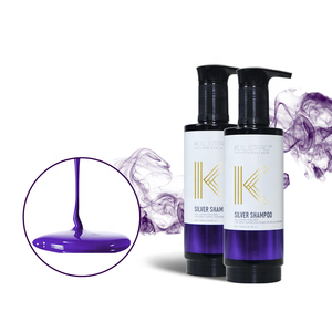 Shampoo <span class=keywords><strong>violet</strong></span> argenté gris pour salon de coiffure, <span class=keywords><strong>prix</strong></span> de gros, pour éliminer les tons jaunes et cuivrés - Product Image 1