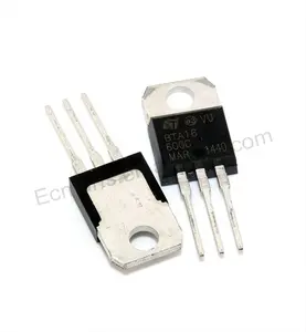 EC-Mart BTA16-600C MOSFET TRIAC 600V 16A TO220AB BTA16-600CRG