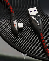 Cable USB Tipo-C de Nailon HILEE 5A de Carga Rápida, 1.2M de Longitud, Alta Velocidad para Teléfonos Celulares, Computadoras, Dispositivos Inteligentes y Cámaras
