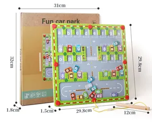 Bambini alfabeto magnetico cognitivo labirinto lettera Puzzle attività di apprendimento bordo Montessori belle abilità motorie giocattoli