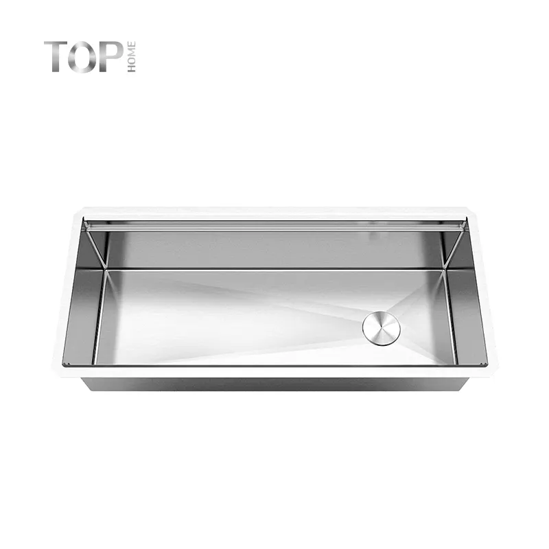 Đa chức năng SS 304 thép không gỉ trang trại nhà bếp Workstation Sinks