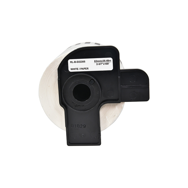 Compatible DK-2205/DK-22205 Thermal Paper Label Roll 62mm X 30.48m Label Direct Thermal Label Tape for Brother DK 22205