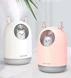 नई बेडरूम बच्चे 300ml प्यारा मिनी अल्ट्रासोनिक भालू Humidifier