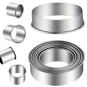 ชุดที่ตัดคุกกี้ทรงกลม11ชิ้น-สำหรับคุกกี้แป้งโดนัทแม่พิมพ์ฟองดองแม่พิมพ์ขนมปังเค้กแซนวิชเครื่องมือทำเค้กแบบกลม - Product Image 3