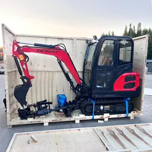 FREE SHIPPING China Cheap Small Digger Wholesale Micro Compact Mini Excavator 2 Ton 1ton Bagger Prices for Sale with EPA/CE/EURO