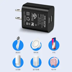 Cargadores de CC US EU UK enchufe 2 puertos Puerto USB Dual 5V 2.1a carga rápida portátil viaje USB adaptador de cargador de pared para teléfono iPhone