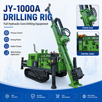 Foreuse carottière portable à moteur diesel, profondeur 1000 m, système entièrement hydraulique, vitesse de forage rapide pour l'exploitation minière