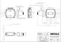 Plataforma Giratoria Motorizada Serie OMPS de OMTOLS con Motor Oriental de 5 Fases Importado