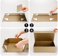 Vente en gros carton avec logo personnalisé Boîte postale en carton pour vêtement Papier d'emballage ondulé Boîte d'emballage d'expédition pour robe