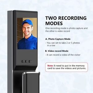 Wifi thông minh khóa cửa với đầu đọc dấu vân tay điện tử kỹ thuật số khóa để sử dụng nhà Tương thích với Alexa và <span class=keywords><strong>Google</strong></span> nhà - Product Image 3