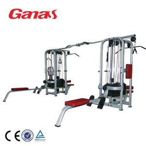 Ganas Gym Equipment stazione multifunzione <span class=keywords><strong>per</strong></span> l'allenamento della <span class=keywords><strong>forza</strong></span> 14 pile Jungle Gym All in One Cable Machine - Product Image 4