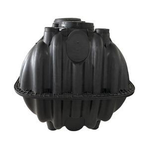 Système de fosse septique souterraine à trois compartiments détachable en HDPE de 2000 litres, fosse septique en plastique PE pour toilettes - Product Image 3