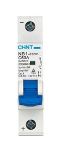 <span class=keywords><strong>CHINT</strong></span> <span class=keywords><strong>NB1</strong></span>-63 DC เบรกเกอร์วงจรขนาดเล็ก1P 2P 3P 4P 32A 63A <span class=keywords><strong>NB1</strong></span>-<span class=keywords><strong>63DC</strong></span> 4P C63A DC1000V 6kA(R) - Product Image 2