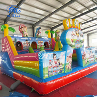 Chien de divertissement pour enfants gonflable commercial, saut d'air, château gonflable coulissant pour enfants, trampoline de parc gonflable
