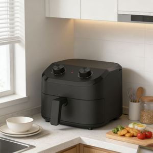 Freidora de Aire sin Aceite de 4.5L y 1600W, Antiadherente, Mecánica, Ahorro de Energía, Protección contra Sobrecalentamiento, Diseño Cuadrado para Uso Doméstico y Comercial - Product Image 4