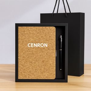 Premium Cork Cover Notebook and Pen Set Eco Friendly Business Gift for Company Branding - Product Image 6