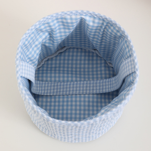 Panier de Pâques en toile portable <span class=keywords><strong>avec</strong></span> bordure en dentelle à volants pour la chasse aux œufs, la décoration de la maison, cadeau pour enfants - Product Image 6