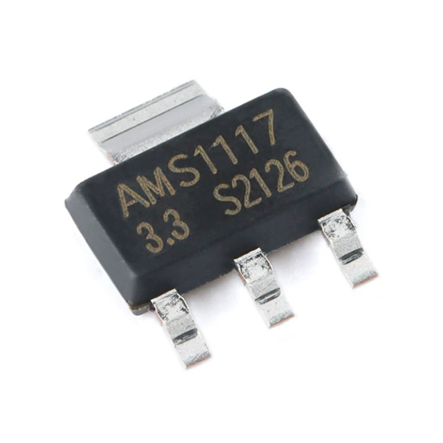 Long Term Offer AMS1117-3.3 1A Low-dropout Linear Regulator LDO Chip 3.3V  SOT-223 for MCU Power Supply in Stock